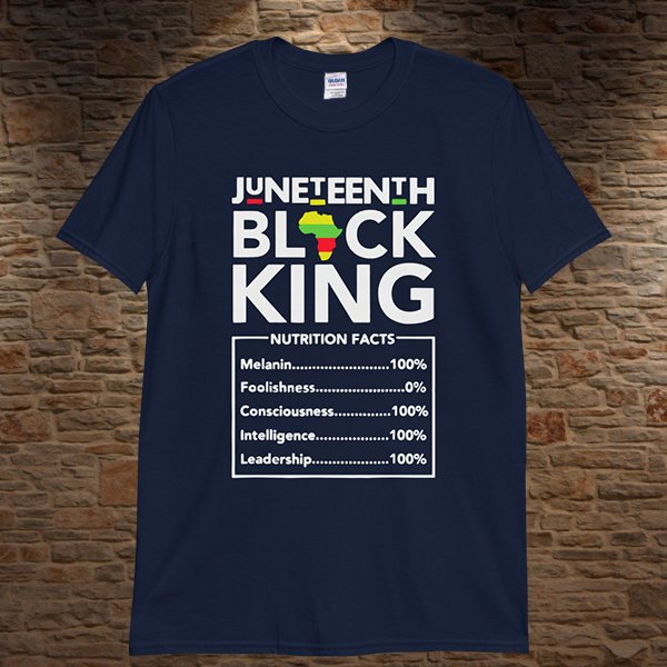 black king nutritional facts t shirt