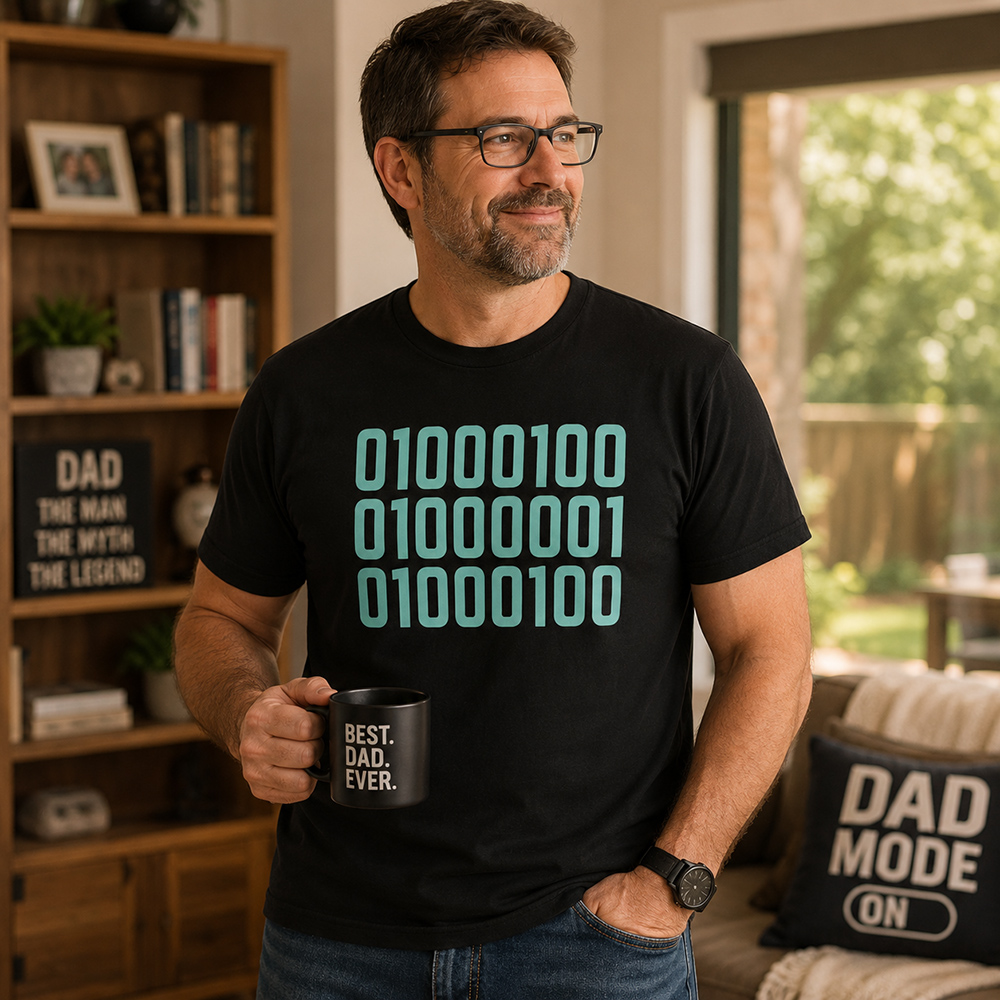 DAD In Binary Code DAD In Binary Code