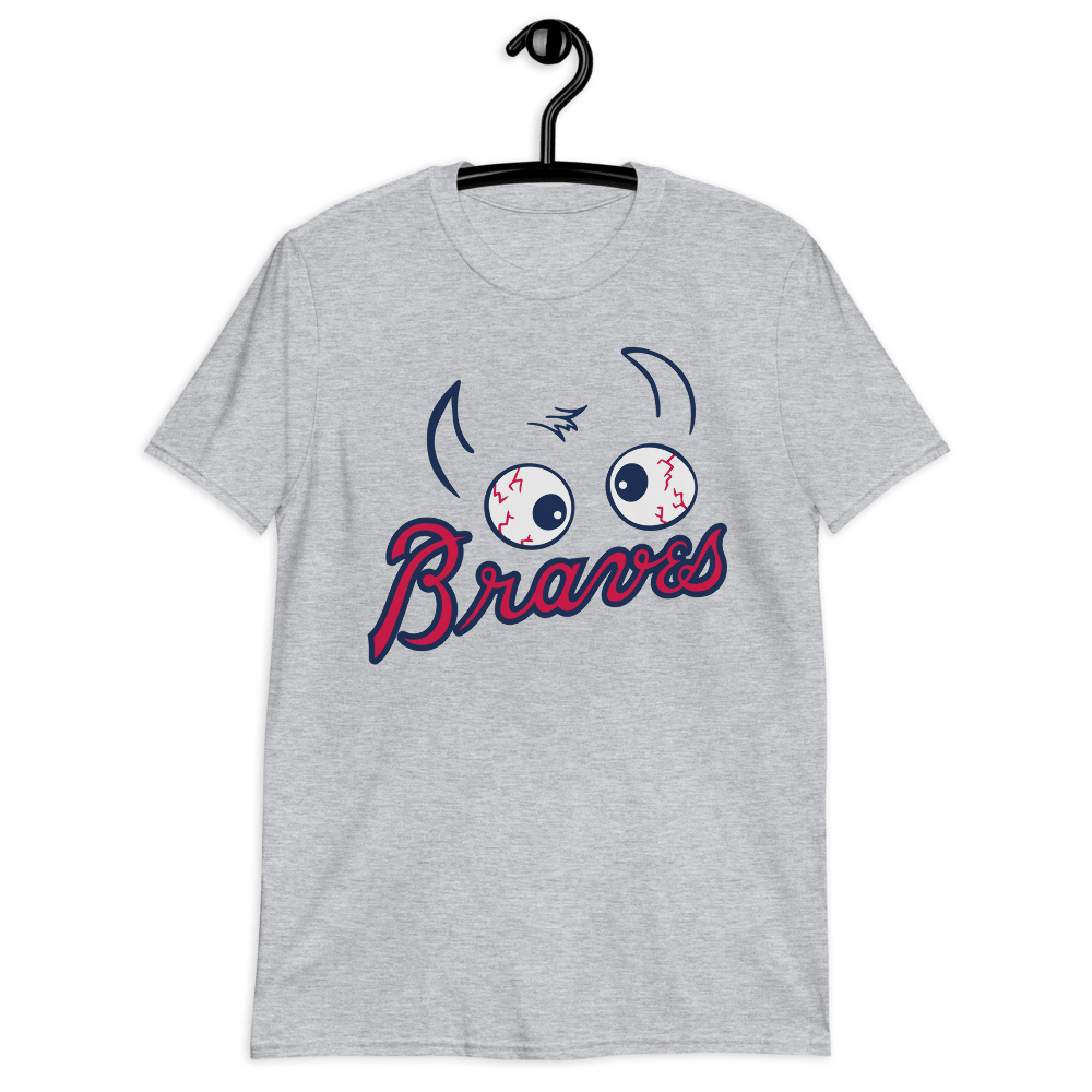 Unique Stylistic Tee Blooper Braves T-Shirt Sport Grey L