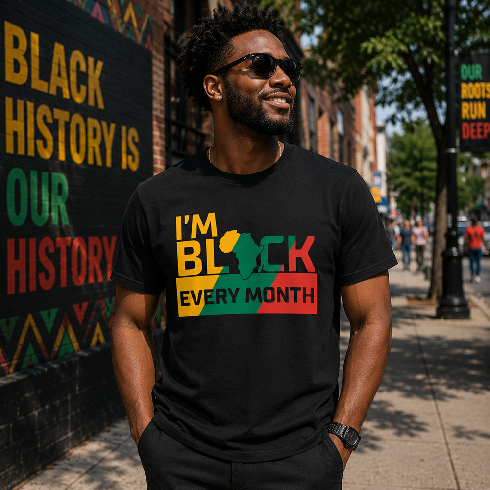 I am Black Every Month Shirt