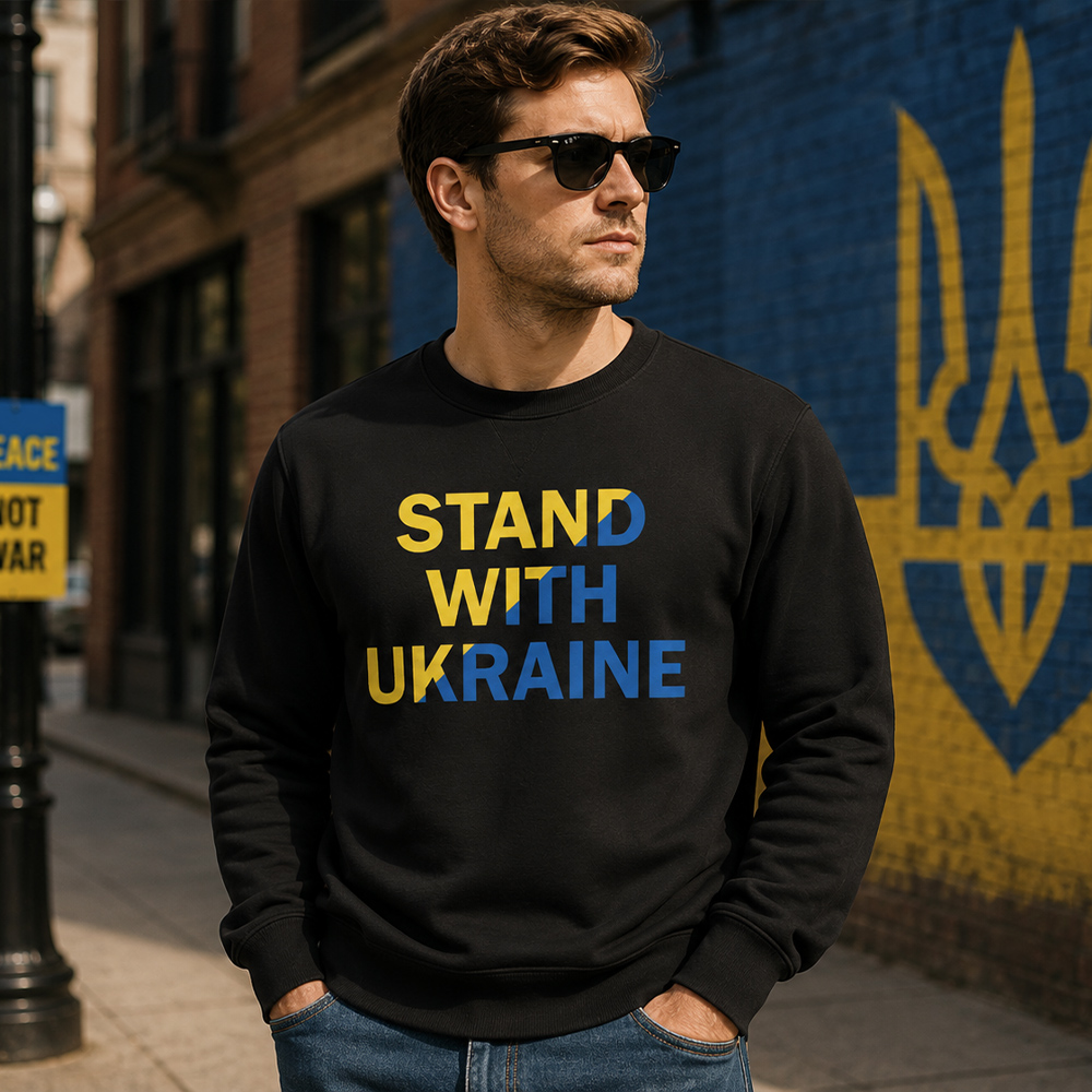 Stand with Ukraine-2 Stand With Ukraine Sweatshirt