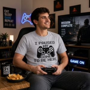 I Paused My Game To Be Here T-Shirt