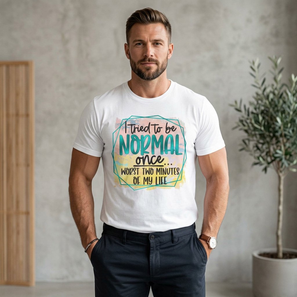 image_1f5426 I Tried To Be Normal Once T-Shirt