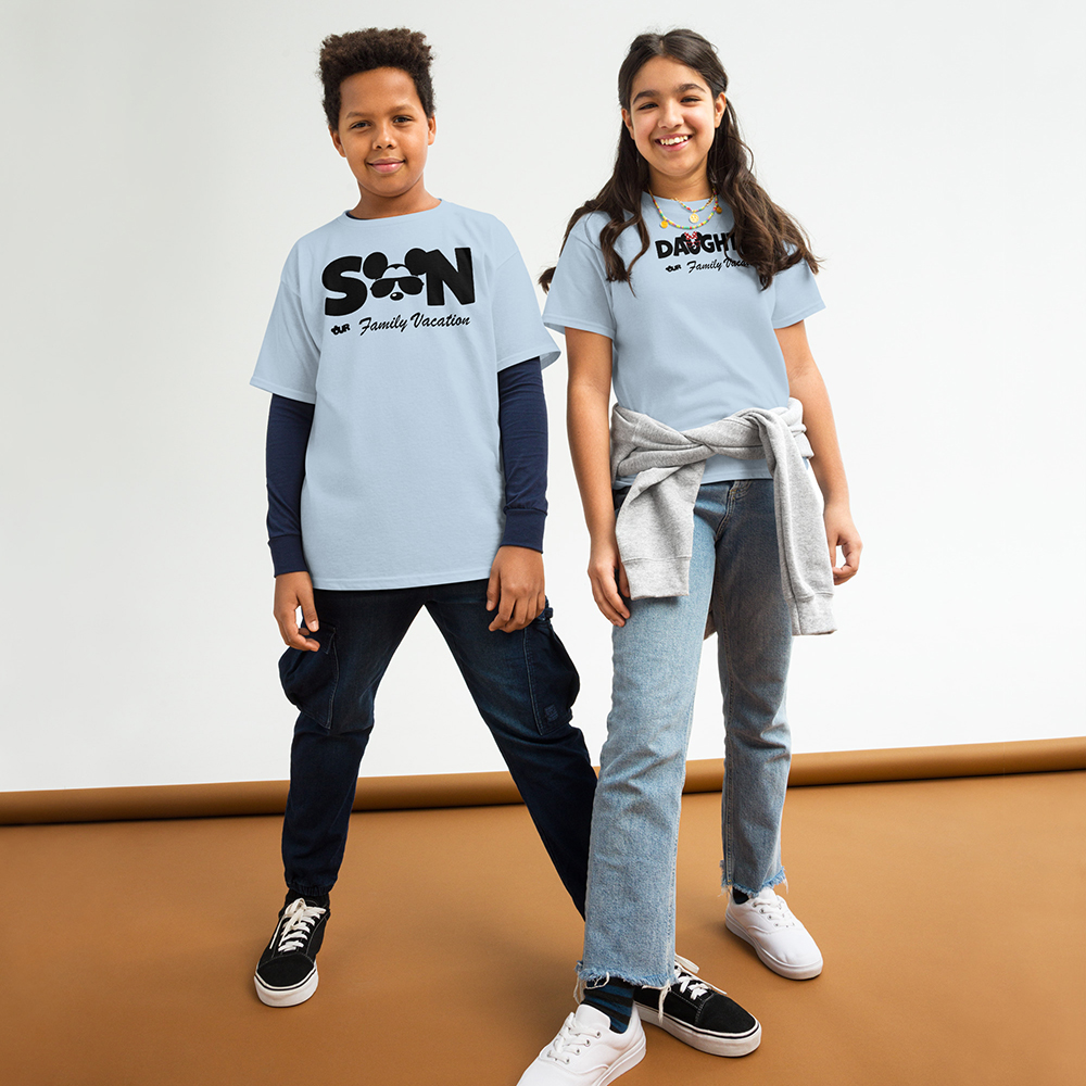 Son And Daughter Family Vacation Matching Kids Shirt