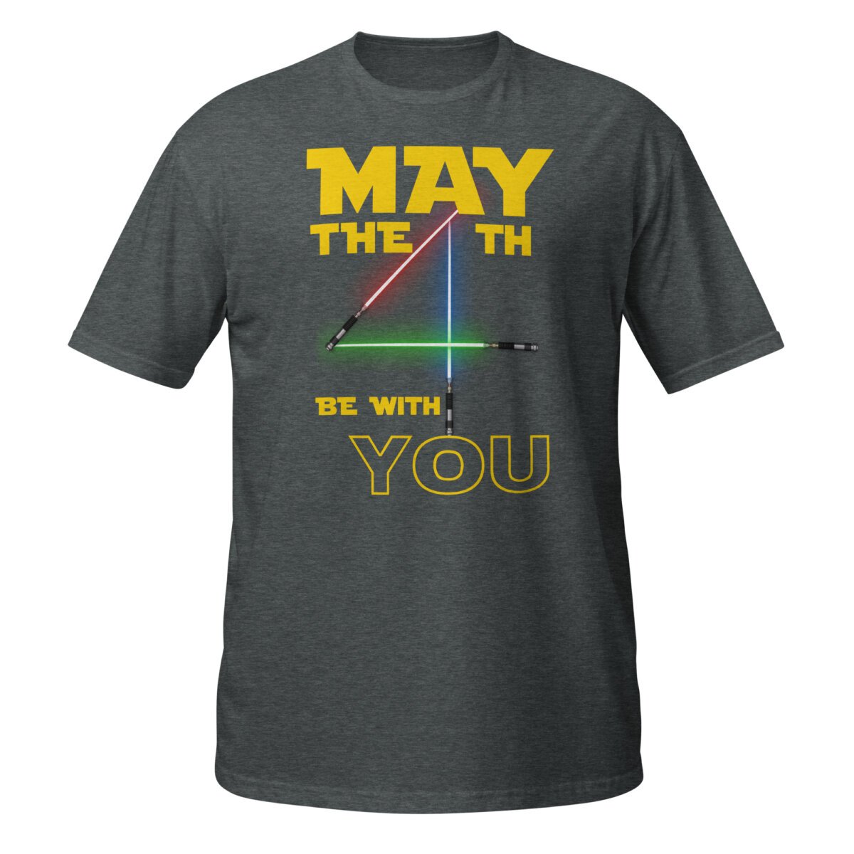 unisex-basic-softstyle-t-shirt-dark-heather-front-690236fb2651d.jpg May The 4th Be With You Shirt