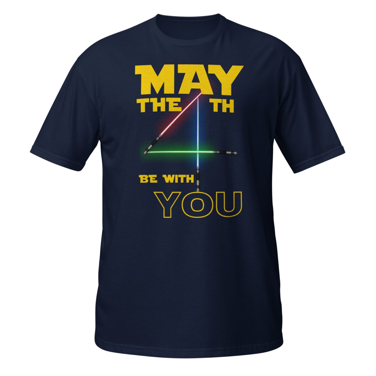 unisex-basic-softstyle-t-shirt-navy-front-690236fb22067.jpg May The 4th Be With You Shirt
