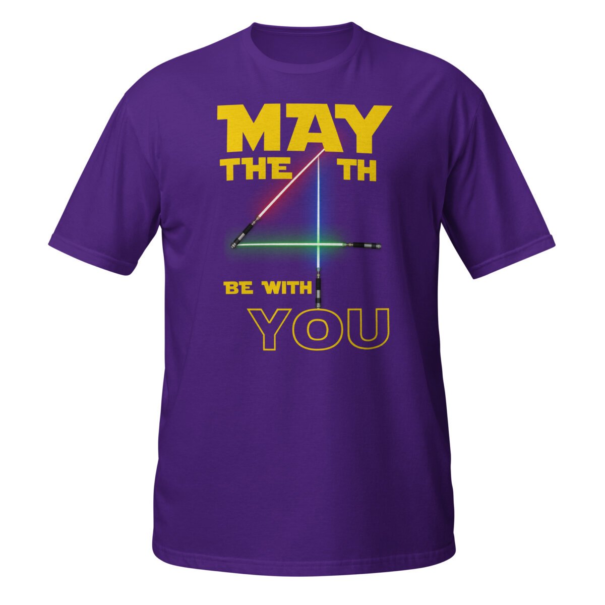 unisex-basic-softstyle-t-shirt-purple-front-690236fb23c91.jpg May The 4th Be With You Shirt