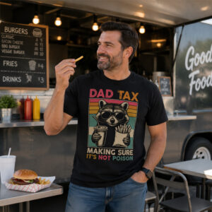 Dad Tax Racoon Shirt
