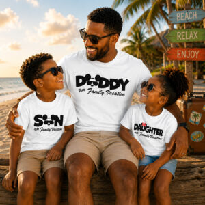 Daddy Our Family Vacation T-Shirt