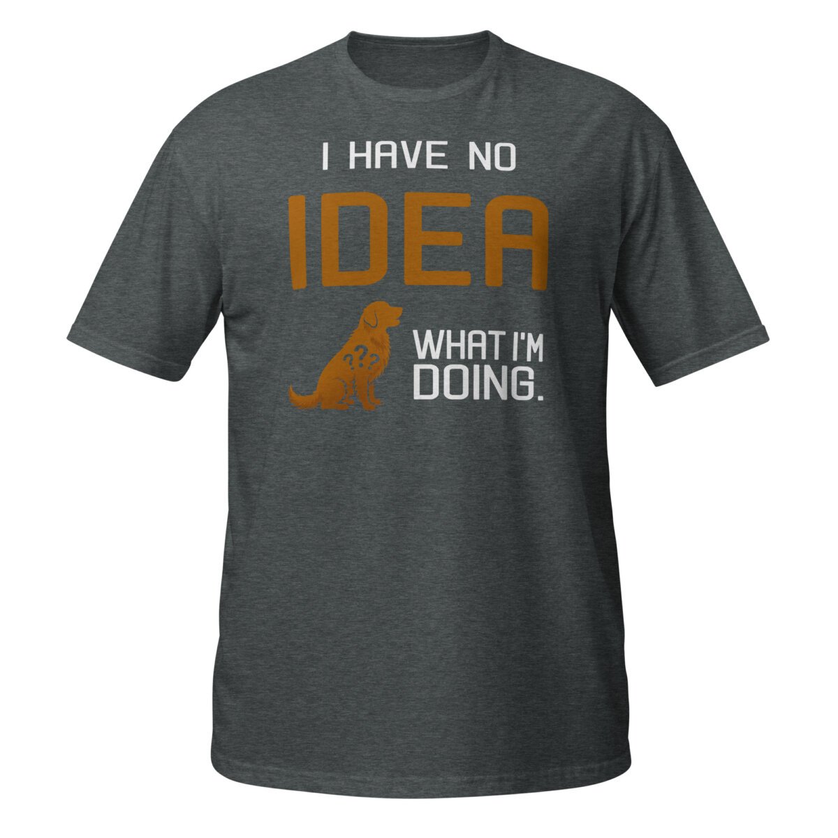 unisex-basic-softstyle-t-shirt-dark-heather-front-69b5eab20ff3d.jpg Funny Golden Retriever Shirt