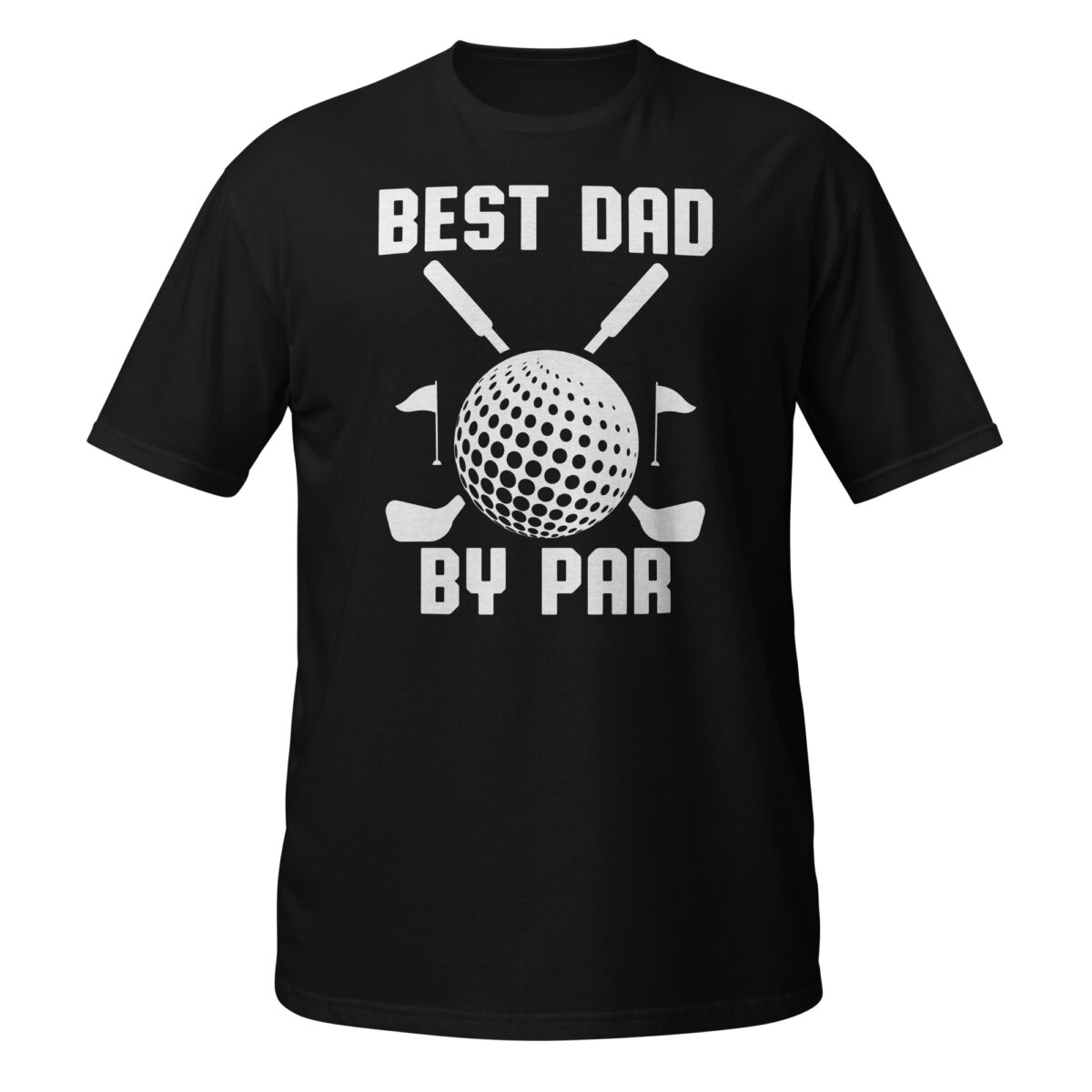 unisex-basic-softstyle-t-shirt-black-front-6a0f600670824.jpg Best Dad By Par Shirt