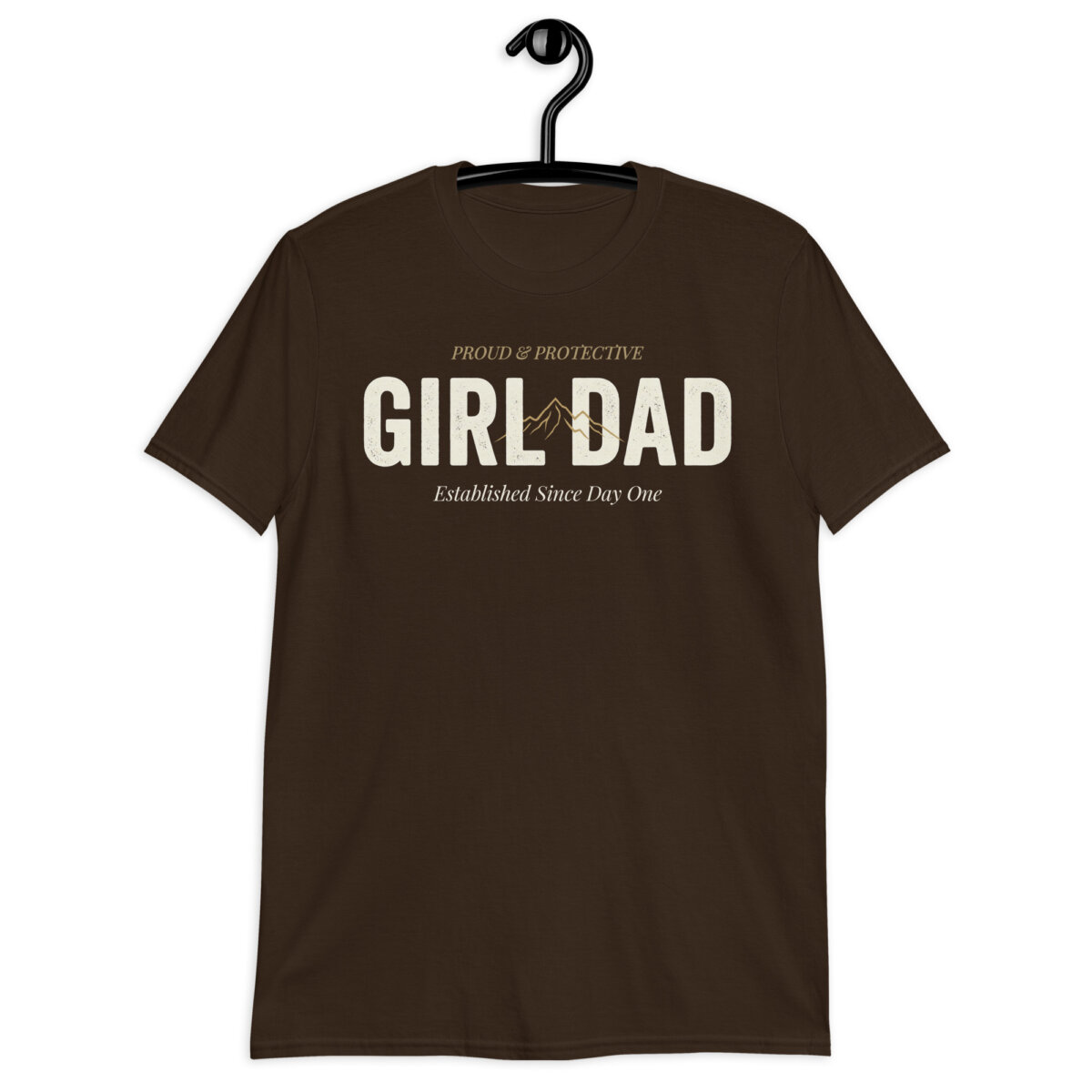unisex-basic-softstyle-t-shirt-dark-chocolate-front-6a0f0d55ec8f8.jpg Girl Dad T-Shirt