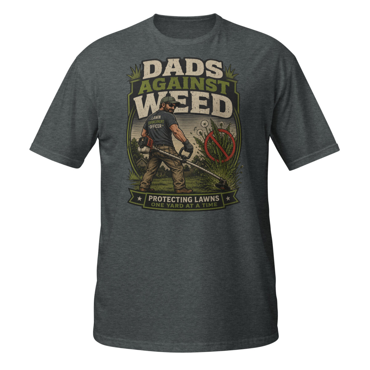 unisex-basic-softstyle-t-shirt-dark-heather-front-6a19c10a6600c.jpg Dads Against Weed Shirt