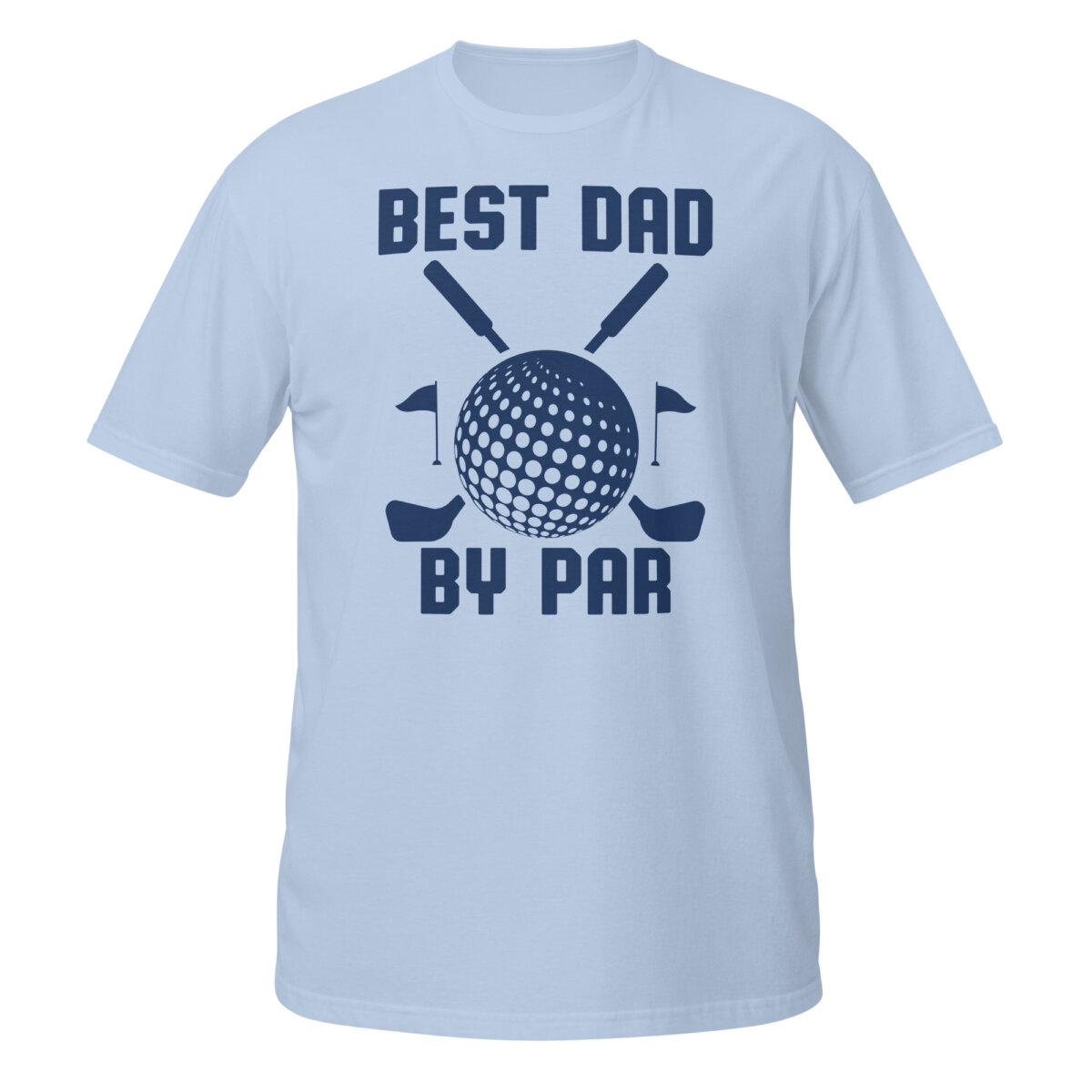 unisex-basic-softstyle-t-shirt-light-blue-front-6a0f60ed77d4f.jpg Best Dad By Par Shirt