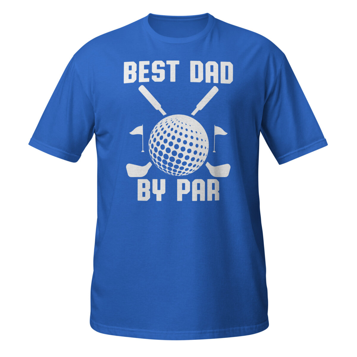 unisex-basic-softstyle-t-shirt-royal-front-6a0f60067464b.jpg Best Dad By Par Shirt