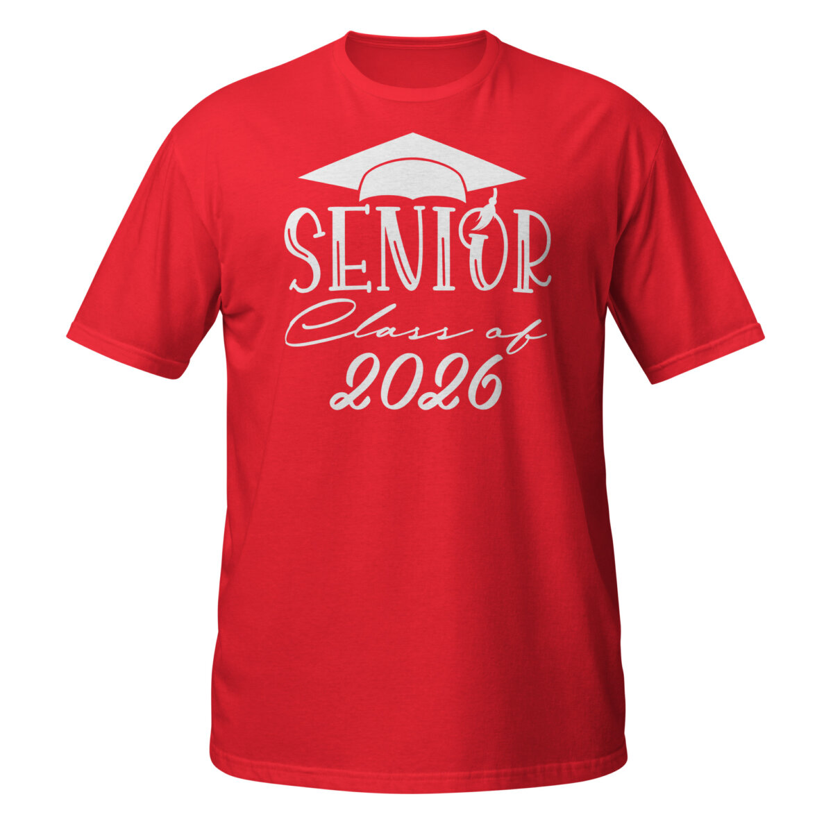 unisex-basic-softstyle-t-shirt-red-front-6a4910e968546.jpg senior class of 2026 shirt