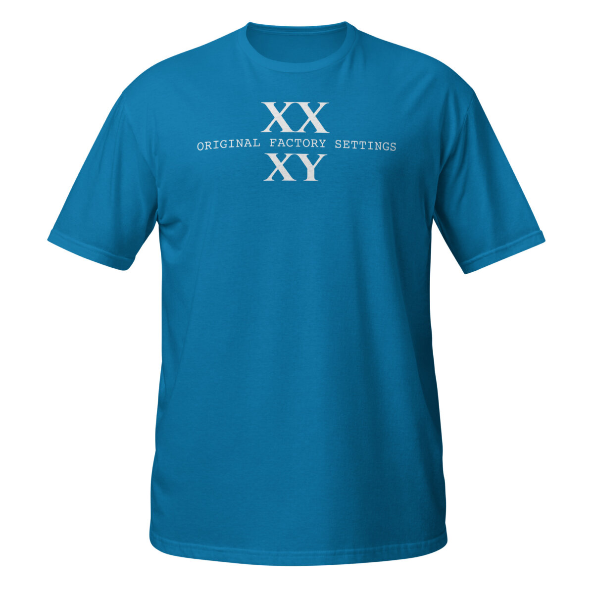 unisex-basic-softstyle-t-shirt-sapphire-front-6ad634b409764.jpg XX XY Shirt